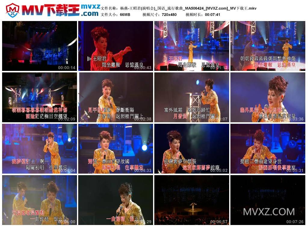 杨燕-王昭君(演唱会)_国语_流行歌曲_MA506424